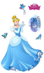 Παιδικό αυτοκόλλητο Disney Cinderella XXL 12412 1.27x2.00 εκ.