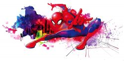Φωτοταπετσαρία τοίχου Spider-Man Grafiti Art IADX6-082 3.00x1.50 εκ.
