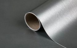 Αυτοκόλλητη ταπετσαρία Metallic Brush silber 340-0045 45cm x 1.50m