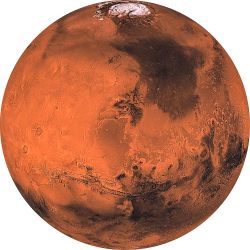 Φωτοταπετσαρία τοίχου DOT Mars D1-018 με Φ:128 εκ