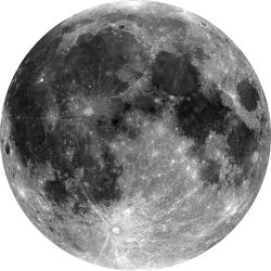 Φωτοταπετσαρία τοίχου DOT Moon D1-019 με Φ:128 εκ