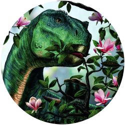 Παιδική φωτοταπετσαρία τοίχου Disney με Φ:128 εκ Iguanodon eating Flowers DNG1-003