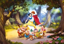 Παιδική φωτοταπετσαρία τοίχου Disney Snow White