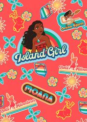 Φωτοταπετσαρία τοίχου Moana Island Girl IADX4-016 2.00x2.80 εκ.