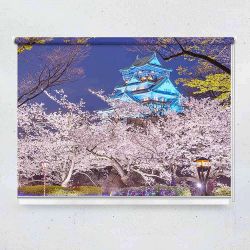 Ρόλερ με ψηφιακή εκτύπωση Osaka Castle in Japan