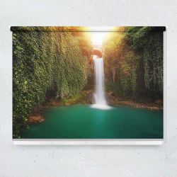 Ρόλερ με ψηφιακή εκτύπωση Fairytale Waterfall in Spain
