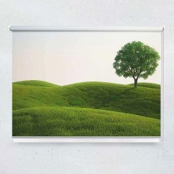 Ρόλερ με ψηφιακή εκτύπωση Grass field with tree