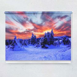 Ρόλερ με ψηφιακή εκτύπωση Χειμωνιάτικο τοπίο
