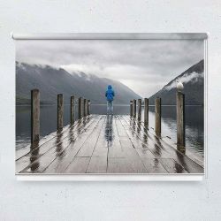 Ρόλερ με ψηφιακή εκτύπωση Lake with platform