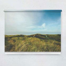 Ρόλερ με ψηφιακή εκτύπωση Huge grassland under the morning sky