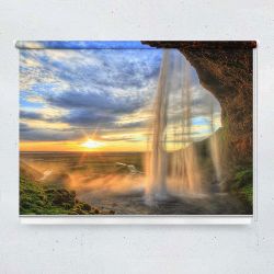 Ρόλερ με ψηφιακή εκτύπωση Seljalandfoss waterfall