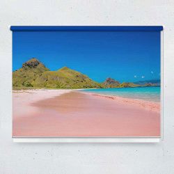 Ρόλερ με ψηφιακή εκτύπωση Pink beach in Komondo