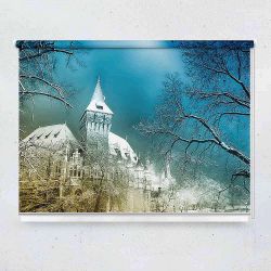 Ρόλερ με ψηφιακή εκτύπωση Χιονισμένο Κάστρο