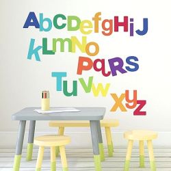 Παιδικό αυτοκόλλητο Multicolored Alphabet Giant Wall Decals RMK3643GM
