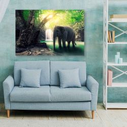 Πίνακας σε καμβά Elephant