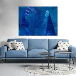 Πίνακας σε καμβά blue mountain