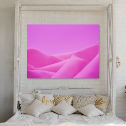 Πίνακας σε καμβά Pink mountains