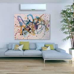 Πίνακας σε καμβά Pastel colors abstract