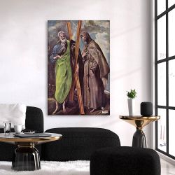 Πίνακας σε καμβά El Greco St. Andrew and St. Francis