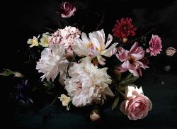 Φωτοταπετσαρία τοίχου με θέμα ανθισμένα λουλούδια «Bunch Of Flower1»