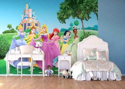 Παιδική φωτοταπετσαρία τοίχου Disney Princess FTDN XXL 5003 3.60x2.70 εκ.