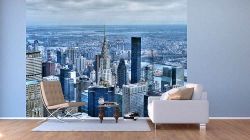 Φωτοταπετσαρία τοίχου με θέμα ουρανοξύστες στη Νέα Υόρκη