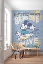 Παιδική φωτοταπετσαρία τοίχου Disney Mickey Brave the Wave IADX4-014 2.00x2.80 εκ.