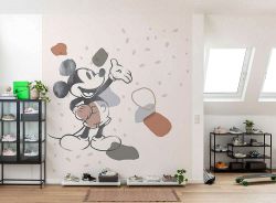 Παιδική φωτοταπετσαρία τοίχου Disney Mickey Organic Shapes IADX5-045 2.50x2.80 εκ.