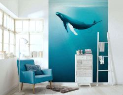Φωτοταπετσαρία τοίχου Artsy Humpback Whale IAX4-0045 2.00x2.80 εκ