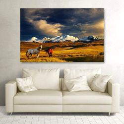Πίνακας σε καμβά Mongolia Mountains