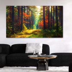 Πίνακας σε καμβά Μαγευτικό δάσος 100x150