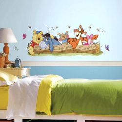 Παιδικά αυτοκόλλητα τοίχου Pooh And Friends Outdoor Fun Giand RMK2553GM