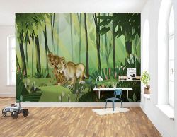 Παιδική φωτοταπετσαρία τοίχου Lion King Love DX8-029 4.00x2.50 εκ