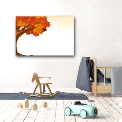 Παιδικός πίνακας σε καμβά Tree in autumn