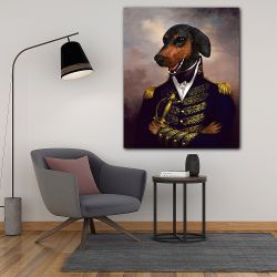 Πίνακας σε καμβά Ένστολος Σκύλος