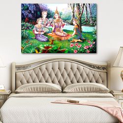 Πίνακας σε καμβά Traditional Thai style