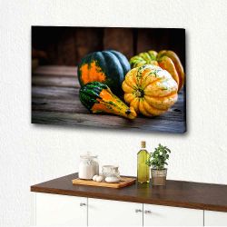 Πίνακας σε καμβά Colorful Pumpkins
