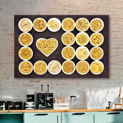 Πίνακας σε καμβά For pasta lovers