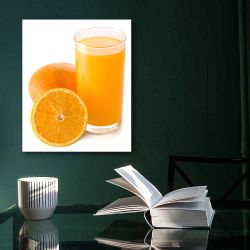 Πίνακας σε καμβά Orange juice