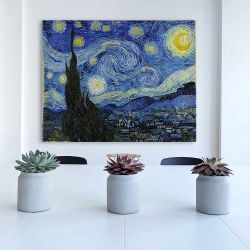 Πίνακας σε καμβά Van Gogh - The Starry Night