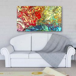 Πίνακας σε καμβά Abstract Colorful