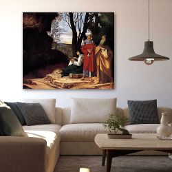 Πίνακας σε καμβά Giorgione Three Philosophers