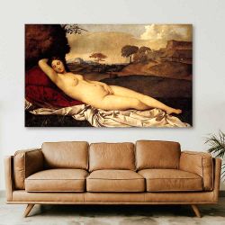 Πίνακας σε καμβά Giorgione The sleeping Venus