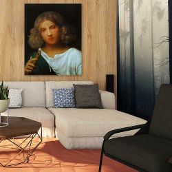 Πίνακας σε καμβά Giorgione Boy With The Flute
