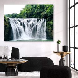 Πίνακας σε καμβά Long exposure of Shifen Waterfall on the Keelung River