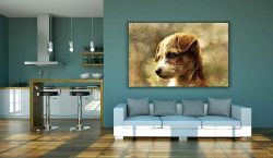 Πίνακας ζωγραφικής σκυλάκι