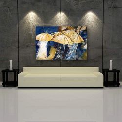Πίνακας σε καμβά art - Umbrellas