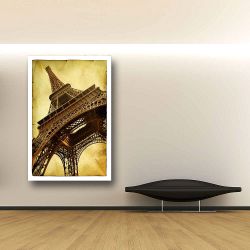 Πίνακας σε καμβά Vintage Eiffel