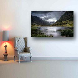 Πίνακας σε καμβά Glen Coe Lake in Scotland