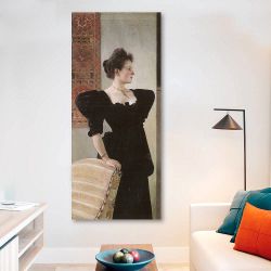 Πίνακας σε καμβά Gustav Klimt - Portrait of Marie Breuning